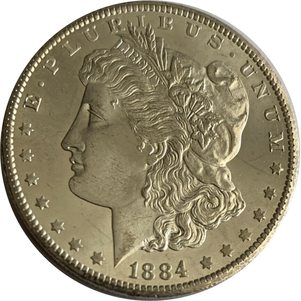 1884-CC-$1-Morgan-Dollar